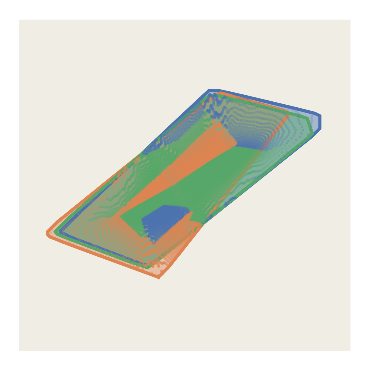Convex polytopes in latent space